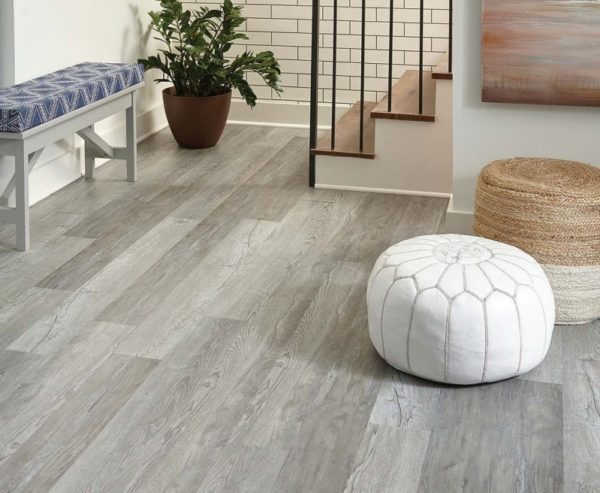AGS Sourcing Rigid Dryback Room Scene With Misty Frost 3mm Floor Sample On It